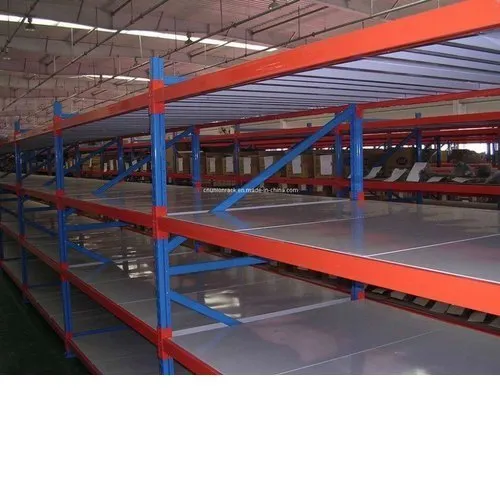 Powder Coating Blue & Orange Medium Duty Racking System Manufacturers in Chikkamagaluru